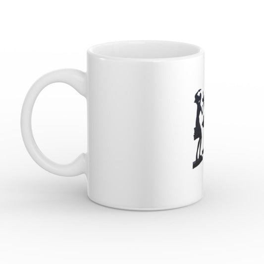 White Glossy Mug-welcome