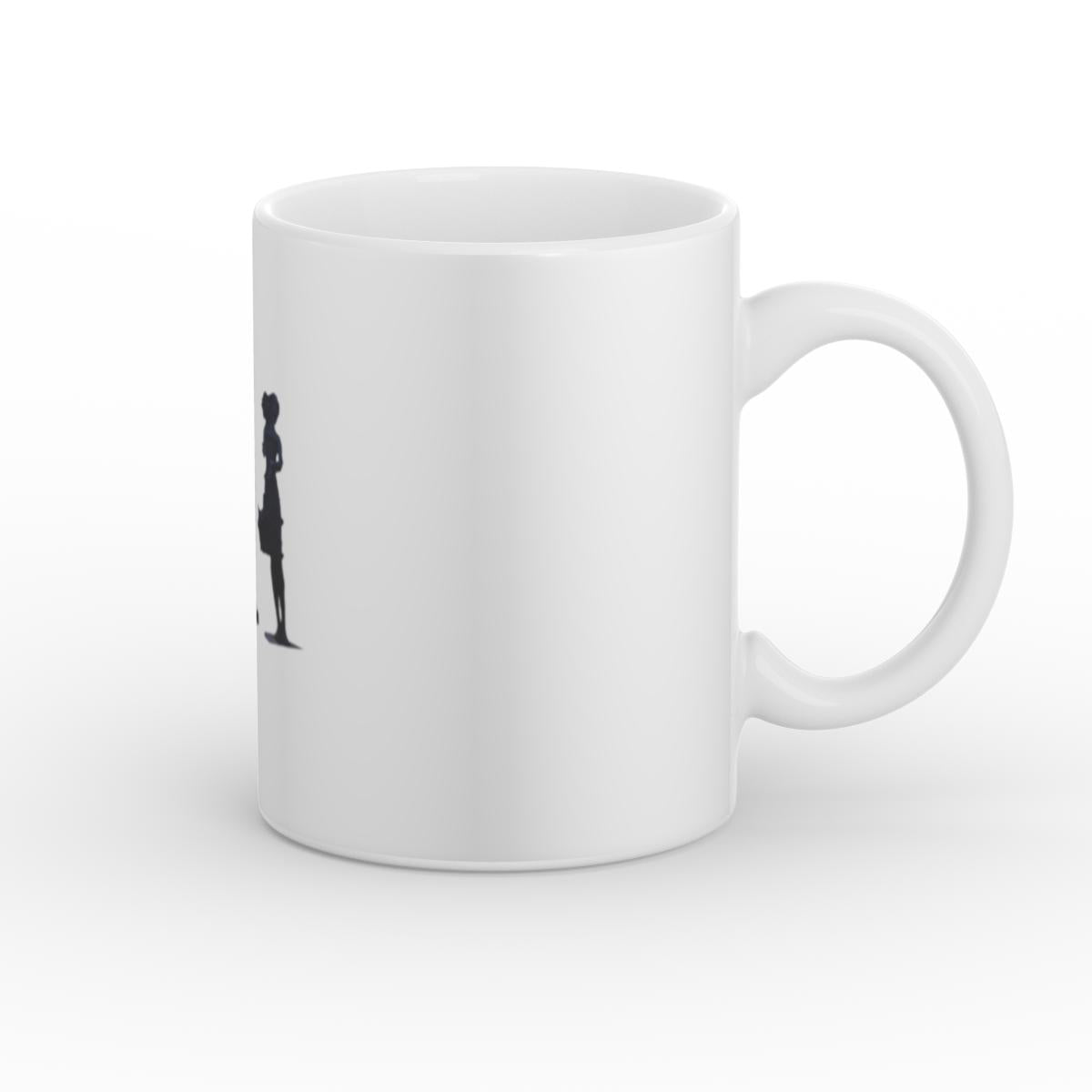 White Glossy Mug-welcome