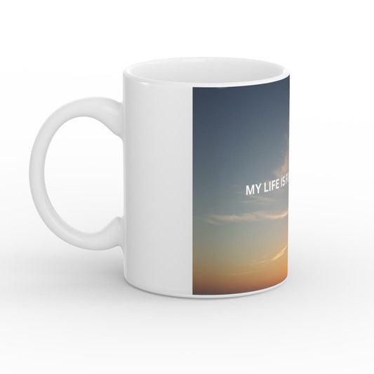 White Glossy Mug-have creative time