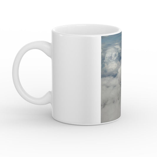 White Glossy Mug-Fly