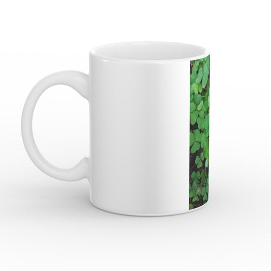 White Glossy Mug-For Luck